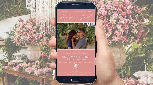 Convite De Casamento Digital / Virtual Interativo