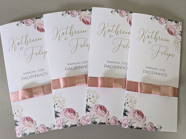 Manual Dos Padrinhos Floral Rosê