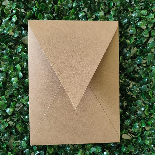Envelope Vertical Para Convites cor Kraft