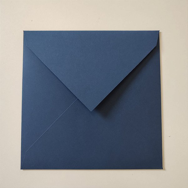 Envelope Quadrado Azul Escuro
