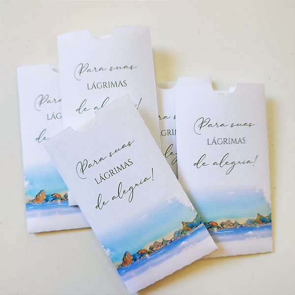 Lágrimas de Alegria Envelope Luva Aquarela