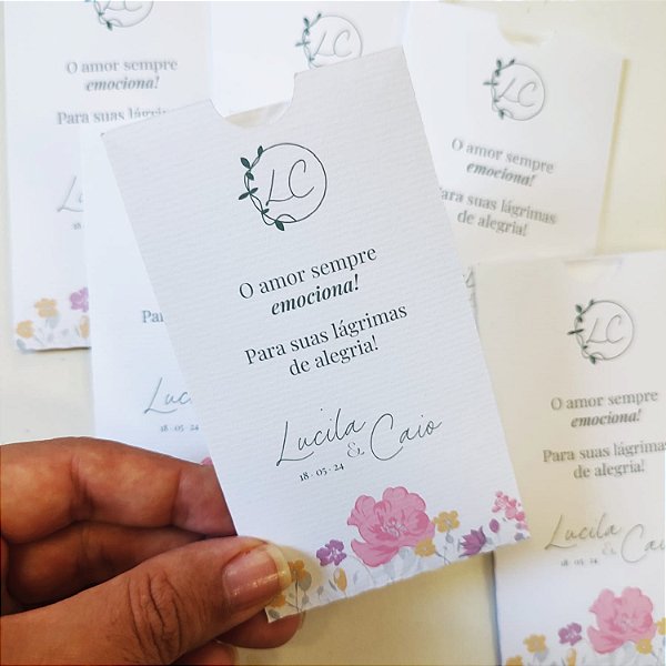 Lágrimas de Alegria Envelope Luva Rosê