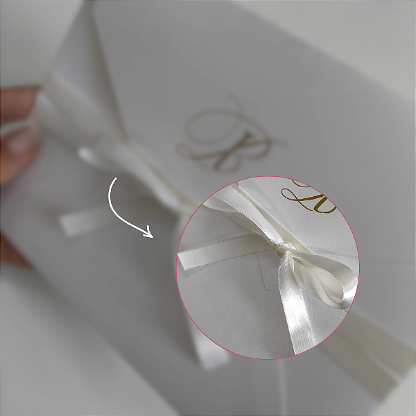 Fita de Cetim para Fechamento de Envelope