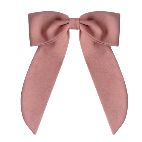 Laço Charlotte M de Crepe Rosé Queimado