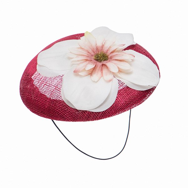 Casquete de Flor cor Hibisco