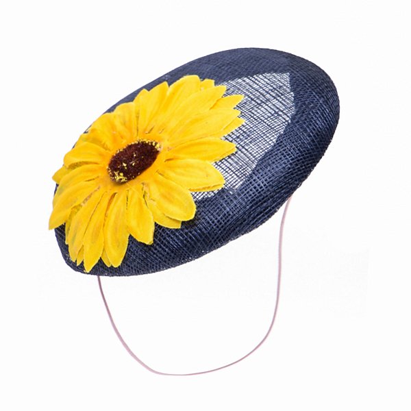 Casquete de Flor cor Marinho