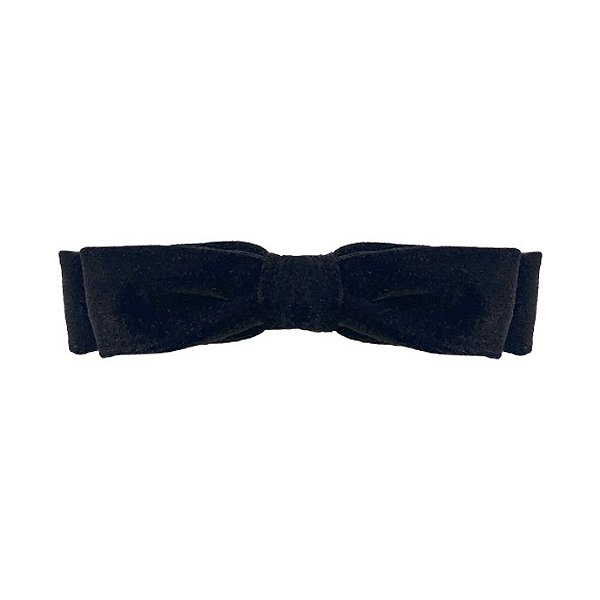 Laço Silvia de Veludo Preto