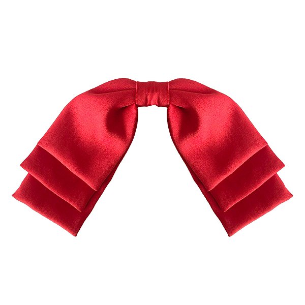 Laço Vitória Crepe Vermelho