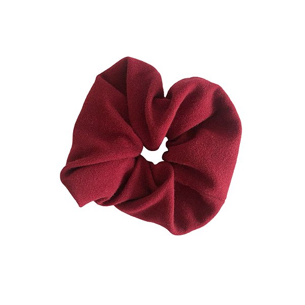 Elástico - Scrunchie de Lã Vinho