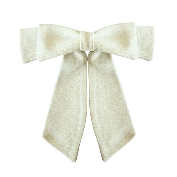Laço Lívia P de Crepe Branco