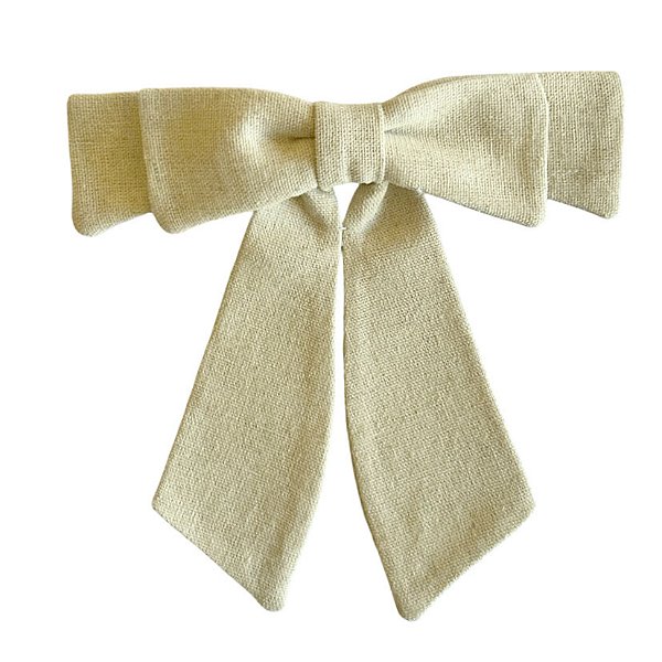 Laço Lívia P de Linho Bege