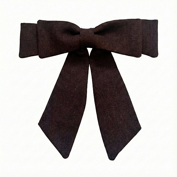 Laço Lívia M de Linho Marrom