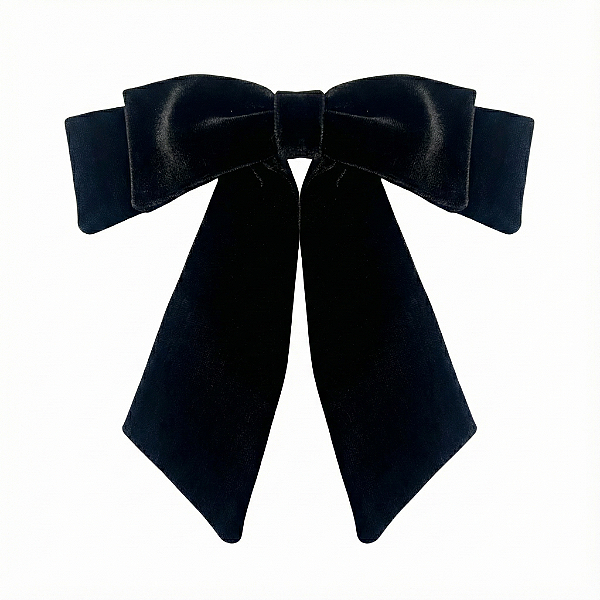 Laço Lívia M de Veludo Preto
