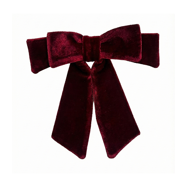 Laço Lívia M de Veludo Vinho