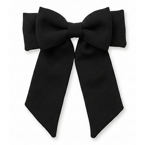 Laço Ísis Crepe Preto