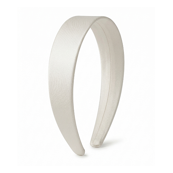 Tiara Flat M de Cetim Off White