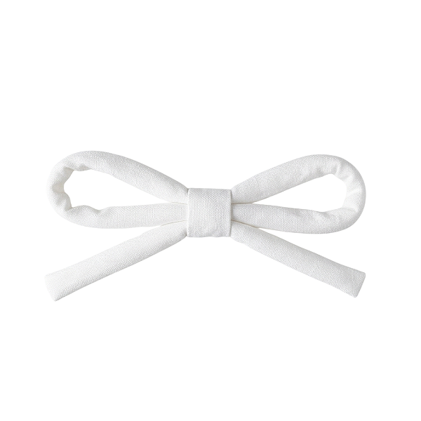 Laço Filippa de Linho Branco