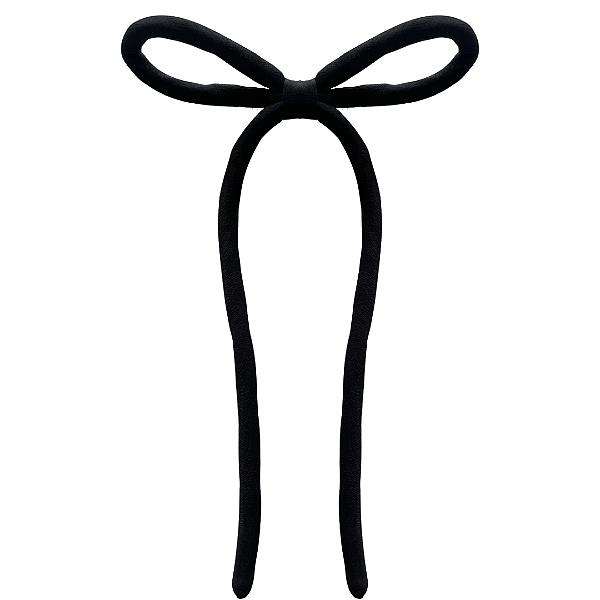 Laço Serena de Crepe Preto