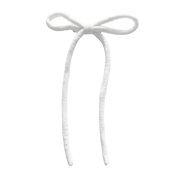 Laço Serena de Linho Branco