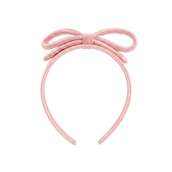 Tiara Jade Cetim Rosa Claro