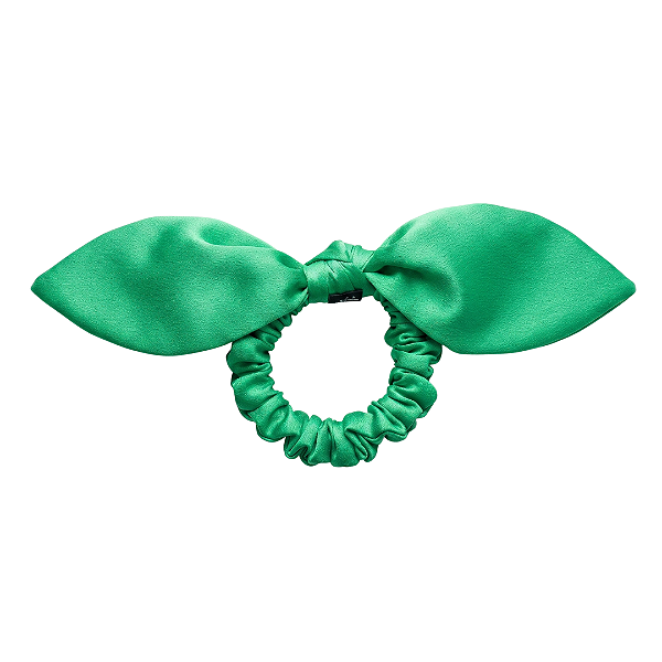Elástico com Mini Laço de Cetim Verde