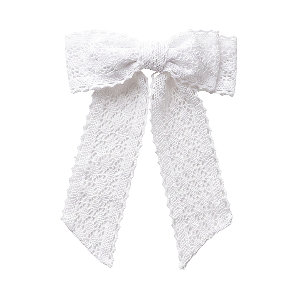 Laço Jasmin Renda Branca
