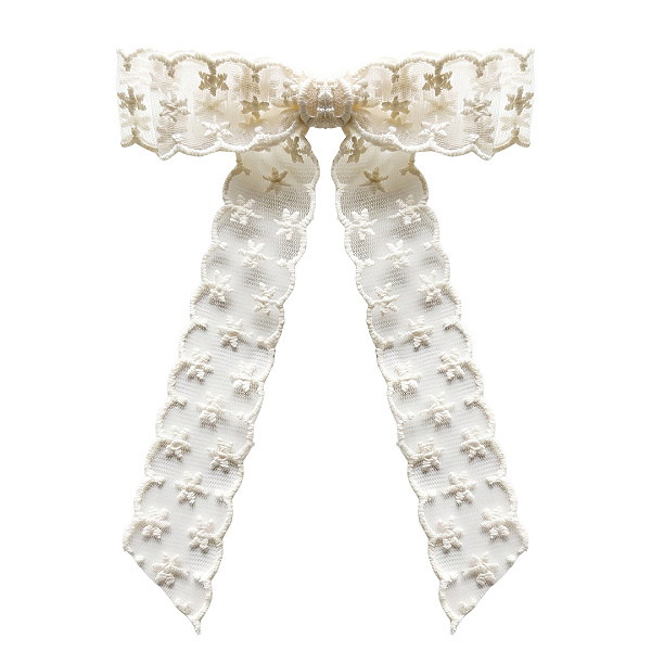 Laço Lia P Duplo Renda Off White