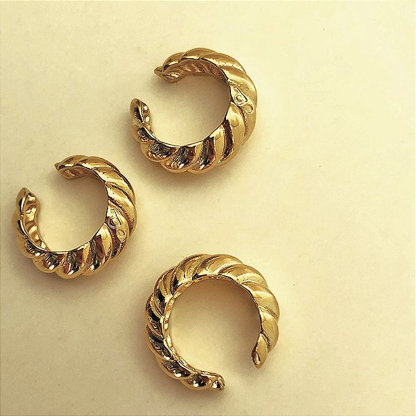 Piercing Croissant Dourado (Unitário)