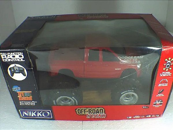PICAPE DODGE RAM SRT10 QUAD CAB RÁDIO CONTROLE OFF-ROAD TRUCK´N NIKKO