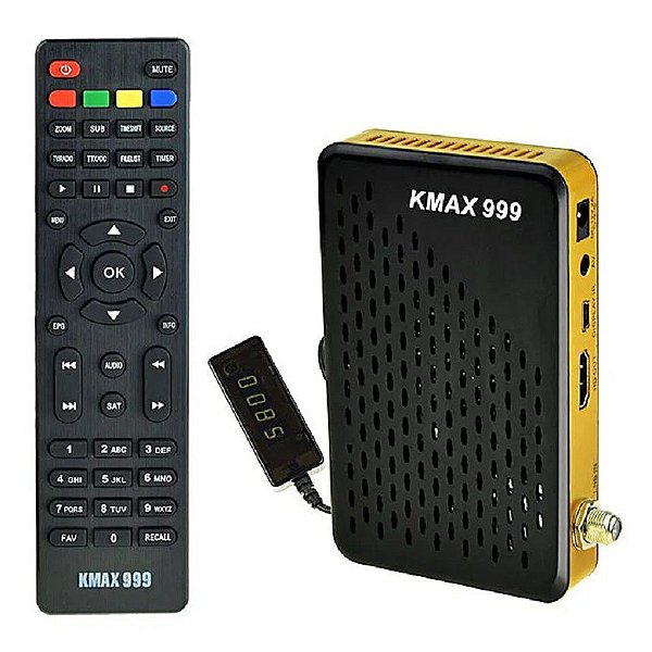 MINI IPTV DVB-S2 1080P KMAX 999 Satellite TV Box With Wi-Fi