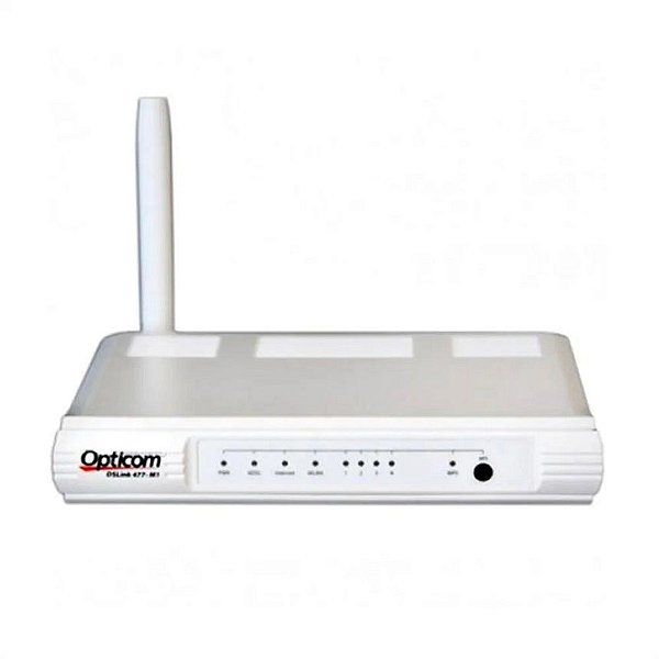 Modem e Roteador Wireless Opticom 150Mbps DSLink 477-M1