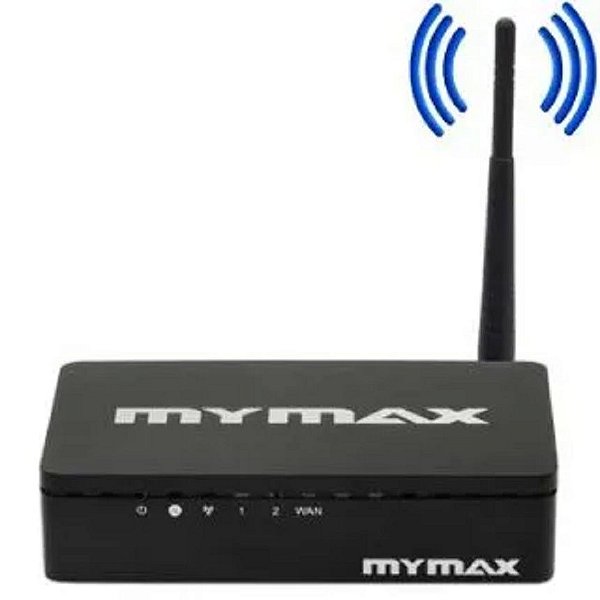 ROTEADOR WIRELESS MYMAX MWR/WR933-BK PRET 150MBPS 2.4GHZ 4 P
