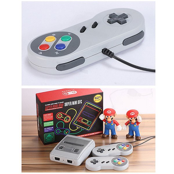 ARRKEO Infância Retrô Mini Clássico TV HDMI 8 Bit Console de videogame embutido 621 jogos Jogador de videogame portátil