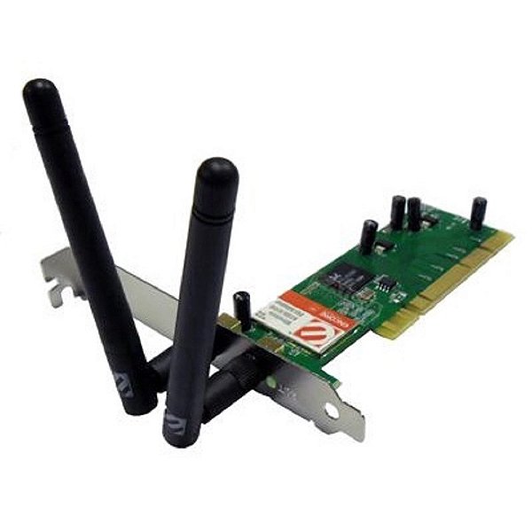 Placa De Rede Wireless pci, Encore ENLWI-NX2, 300 Mbps