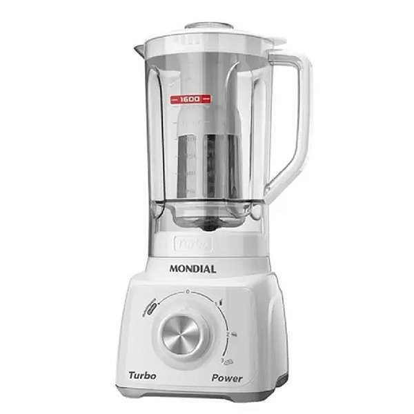 Liquidificador Mondial turbo power L-99-WG 2,2L Branco - com Filtro