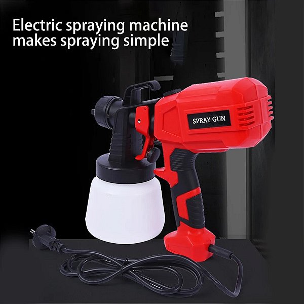 Pistola elétrica de alta pressão 32000rpm 550W atomização Spray Paint Tool 800ml - 127 V