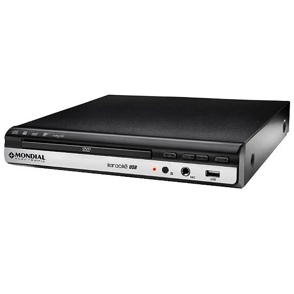 DVD Player Mondial D-15 com Entrada USB e função Karaokê