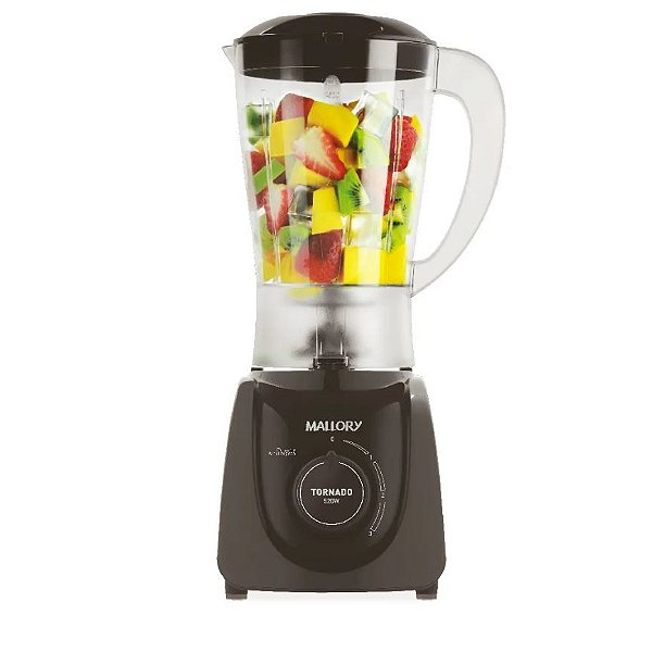 Liquidificador Mallory Tornado Preto 520W