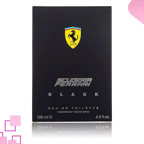 Perfume Ferrari Scuderia Black 125ml Masculino Original E Lacrado