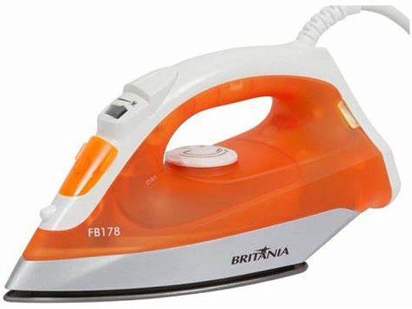 Ferro de passar a vapor Britânia FB178 com base antiaderente 220V