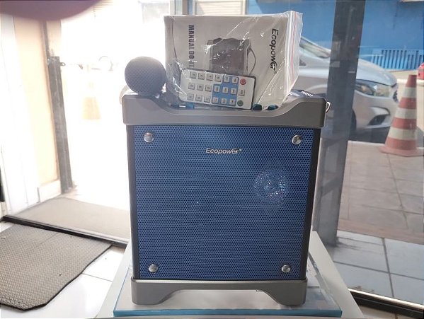 Caixa de Som Ecopower EP-2191  USB/SD/RÁDIO