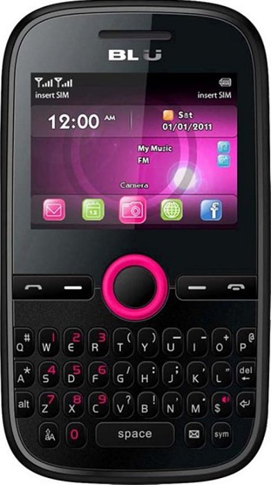 Celular Blu Deco Mini Q-133 3 Chips - Rosa