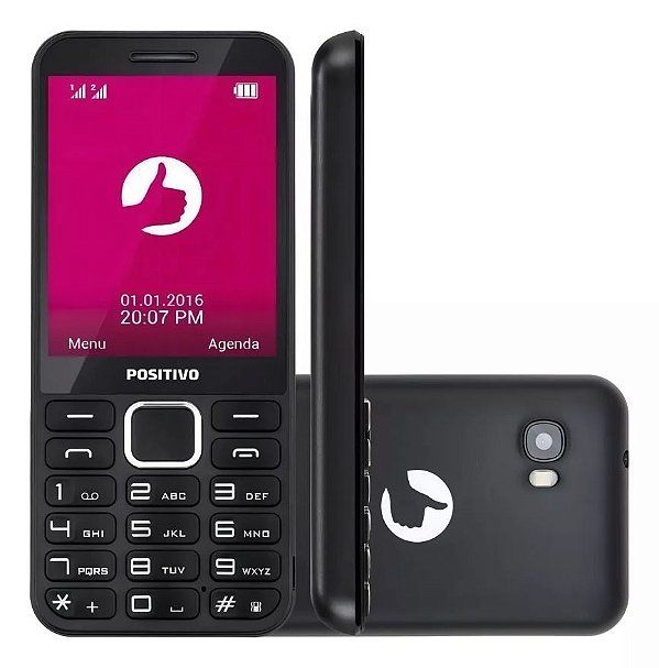 Celular Positivo P28 Dual SIM 24 MB 32 MB RAM - Preto