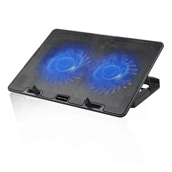 Base Para Notebook 15,6 Nbc-50bk C3 Tech com 2 coolers Led  - C3Tech