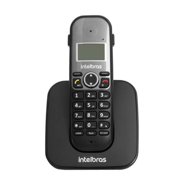 Telefone Intelbras Sem Fio TS5120 ID Preto