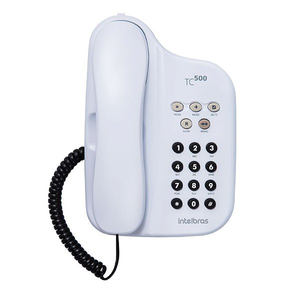 Telefone Intelbras TC500 Branco