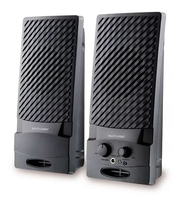 Caixa De Som Para Pc 1w Multilaser Sp050 Usb 2.0 P2 3,5mm