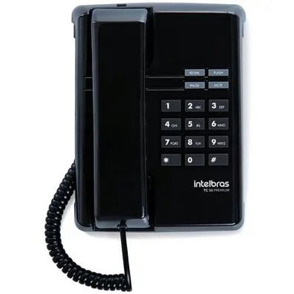 Telefone Com Fio Intelbras TC50 Premium Preto