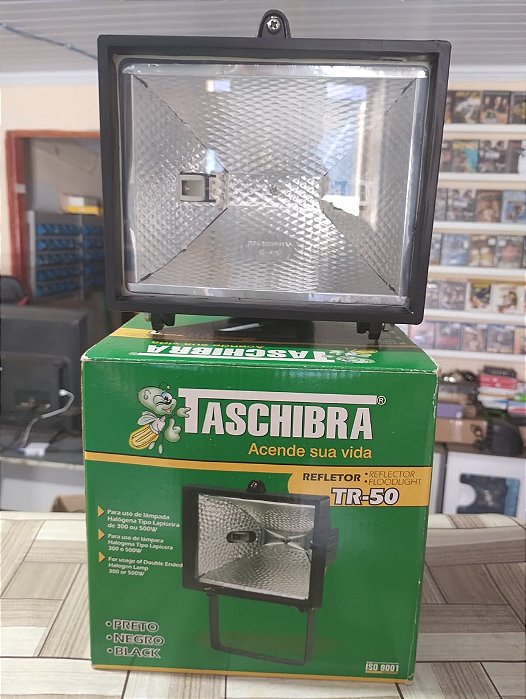 REFLETOR TASCHIBRA TR-50 - PRETO