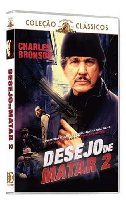 Dvd  Desejo De Matar 2  Charles Bronson 1982